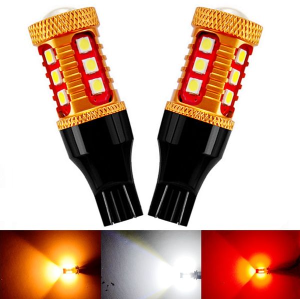 2pcs t15 921 w16w wy16w 1000lm 3030 led auto additional brake lights reverse light car rear turn signals white red amber yellow
2pcs t15 921 w16w wy16w 1000lm 3030 led auto additional brake lights reverse light car rear turn signals white red amber yellow