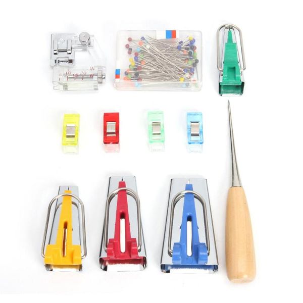 awl pins foot tape maker tools clips domestic diy sewing multifunctional machine safe set for home sewing supplies, Black
awl pins foot tape maker tools clips domestic diy sewing multifunctional machine safe set for home sewing supplies, Black