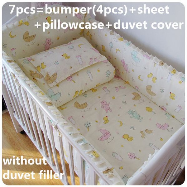 promotion 6/7pcs crib sets baby newborn bedding set cotton baby cot bedding set,120*60/120*70cm
promotion 6/7pcs crib sets baby newborn bedding set cotton baby cot bedding set,120*60/120*70cm