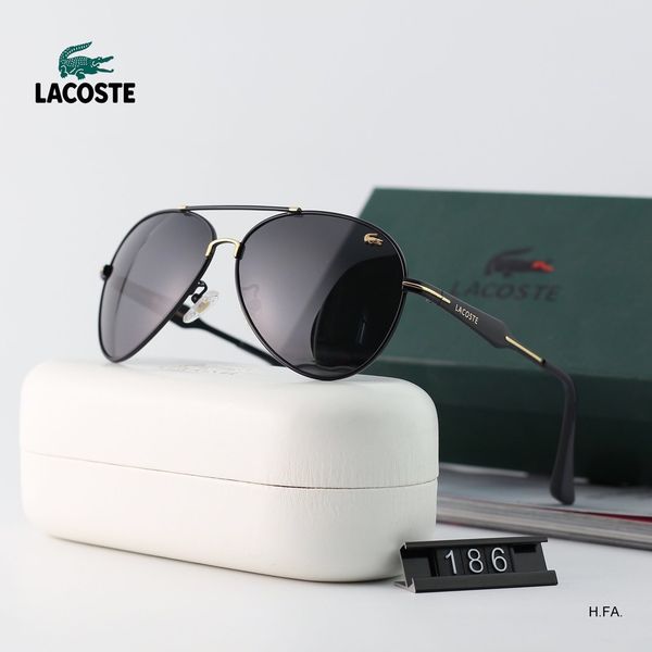 g2 lacoste new 2020 classic men's and women's fashion glass sunglasses polaroid tempered glass lenses, White;black
g2 lacoste new 2020 classic men's and women's fashion glass sunglasses polaroid tempered glass lenses, White;black