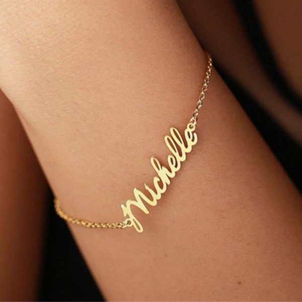 personalized custom name bracelet for women stainless steel charms handmade engraved handwriting love bangle gift, Black
personalized custom name bracelet for women stainless steel charms handmade engraved handwriting love bangle gift, Black