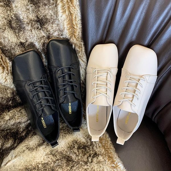 shoes woman flats all-match casual female sneakers square toe 2020 fashion women's autumn oxfords dress new cross modis fall, Black
shoes woman flats all-match casual female sneakers square toe 2020 fashion women's autumn oxfords dress new cross modis fall, Black
