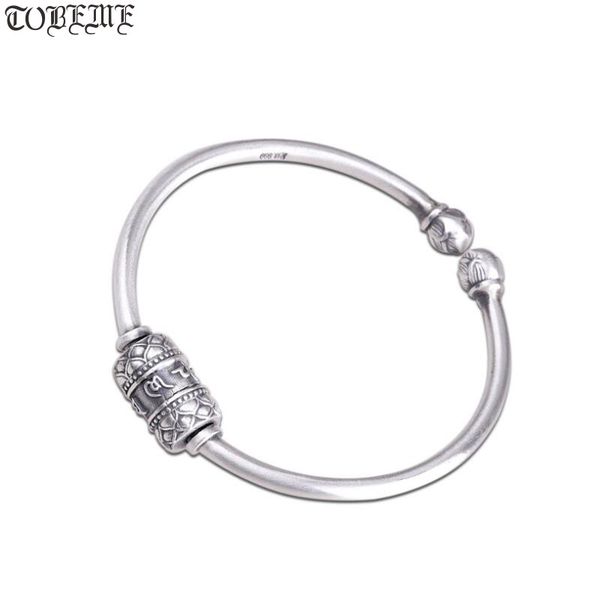 handmade 999 silver tibetan six words beaded bangle pure silver buddhist om cuff bracelet real good luck women bangle, Black
handmade 999 silver tibetan six words beaded bangle pure silver buddhist om cuff bracelet real good luck women bangle, Black