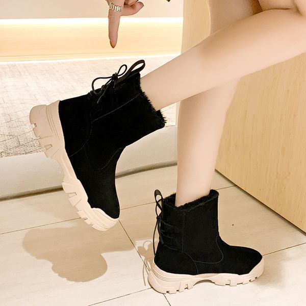 classic women snow boots fashion quality women casual boots winter warm round toe lace up low heel shoes zapatos mujer y12-60, Black
classic women snow boots fashion quality women casual boots winter warm round toe lace up low heel shoes zapatos mujer y12-60, Black