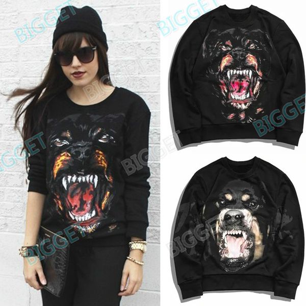 fashion sweatshirt for women 3d printed rottweiler round neck fleece cotton sweat jumper thick sweat pullover, Black
fashion sweatshirt for women 3d printed rottweiler round neck fleece cotton sweat jumper thick sweat pullover, Black