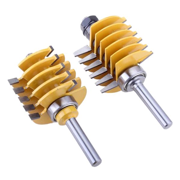 2 pieces professional adjustable 8mm shank finger joint router bit with 1-7/8-inch, 1-1/4-inch diameter
2 pieces professional adjustable 8mm shank finger joint router bit with 1-7/8-inch, 1-1/4-inch diameter