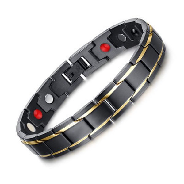 black magnet germanium stone couple of titanium steel bracelet health bracelet fashion personality korean jewelry wholesale sport bracelet, Silver
black magnet germanium stone couple of titanium steel bracelet health bracelet fashion personality korean jewelry wholesale sport bracelet, Silver