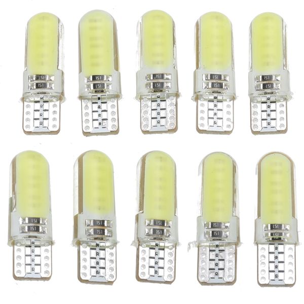 10pcs car styling t10 wedge light w5w cob led 6w car width interior wedge dome light bulb white auto car super bright lamp
10pcs car styling t10 wedge light w5w cob led 6w car width interior wedge dome light bulb white auto car super bright lamp