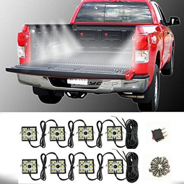 8x led lights for truck bed led lighting kit pickup bed lights with 48 super bright smd leds 2400lm ip67 waterproof for rv suv
8x led lights for truck bed led lighting kit pickup bed lights with 48 super bright smd leds 2400lm ip67 waterproof for rv suv