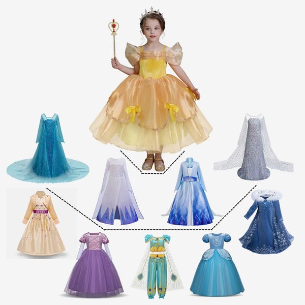 kids children rapunzel cosplay beauty beast costumes girls dress fancy birthday party cosplay dress, Red;yellow
kids children rapunzel cosplay beauty beast costumes girls dress fancy birthday party cosplay dress, Red;yellow