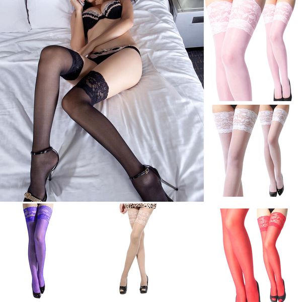 womens lace stay up thigh high stocking over knee long socks nightclubs hosiery leggings, Black;white
womens lace stay up thigh high stocking over knee long socks nightclubs hosiery leggings, Black;white