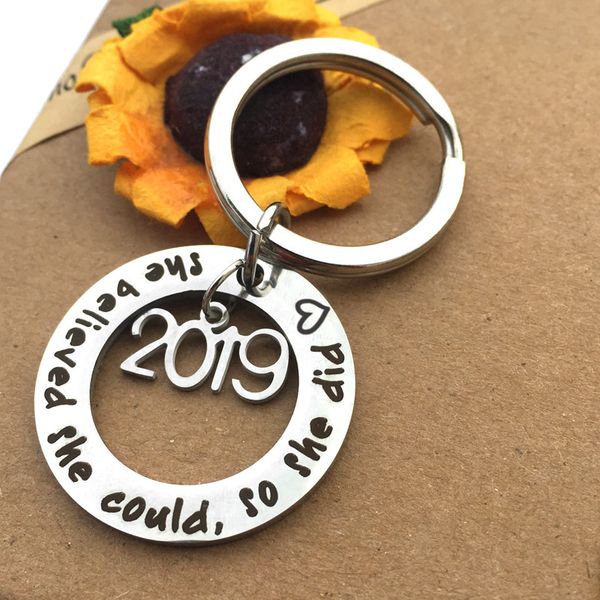 stainless steel key buckle she believed she could.. graduation gift self-improvement key buckle, Slivery;golden
stainless steel key buckle she believed she could.. graduation gift self-improvement key buckle, Slivery;golden