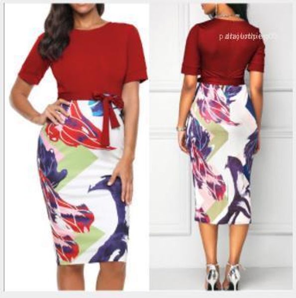 slim short sleeved pencil dresses fashion women casual dresses printed panelled designer women dresses with sashes elegant casual, Black;gray
slim short sleeved pencil dresses fashion women casual dresses printed panelled designer women dresses with sashes elegant casual, Black;gray