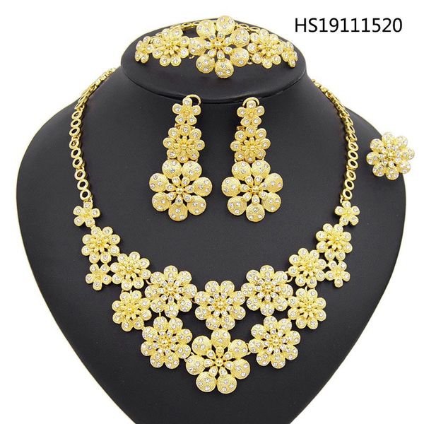 yulaili fashion african bridal party flower shape zircon necklace earrings bracelet ring dubai gold jewelry sets ing, Silver
yulaili fashion african bridal party flower shape zircon necklace earrings bracelet ring dubai gold jewelry sets ing, Silver