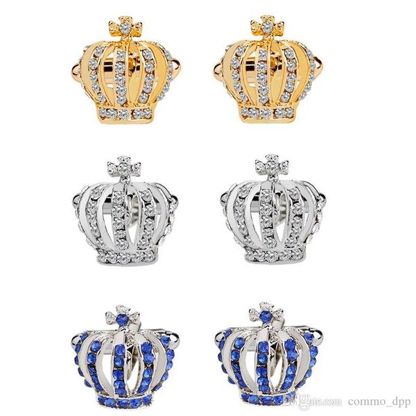 new crystal crown cufflinks women gold silver enamel shirt french cuff links for men wedding engagement fashion jewelry gift bulk
new crystal crown cufflinks women gold silver enamel shirt french cuff links for men wedding engagement fashion jewelry gift bulk