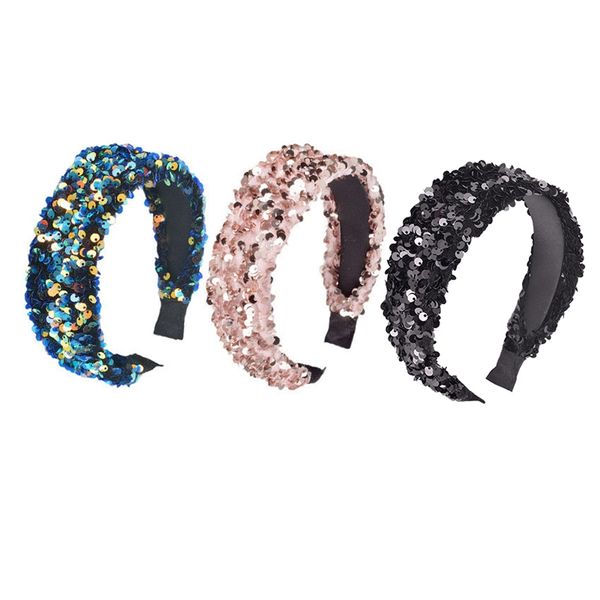 sequin headband hair band fashion temperament ladies hair accessories women party crown turban accessories 1 set of 3, Golden;white
sequin headband hair band fashion temperament ladies hair accessories women party crown turban accessories 1 set of 3, Golden;white