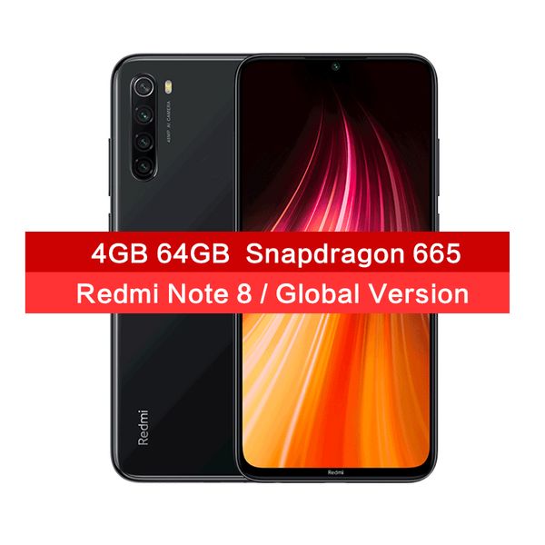 global version xiaomi redmi note 8 48mp quad cameras smartphone 4gb 64gb snapdragon 665 octa core 6.3" fhd screen mobile phone
global version xiaomi redmi note 8 48mp quad cameras smartphone 4gb 64gb snapdragon 665 octa core 6.3" fhd screen mobile phone