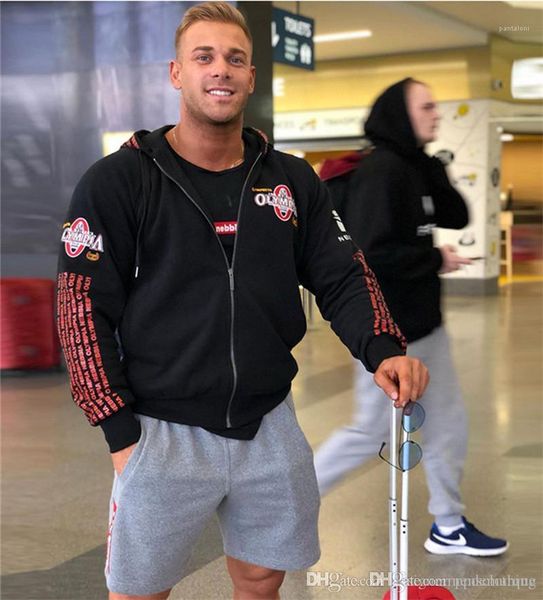 long sleeve hooded solid color mens sweatshirts loose sports homme outerwears fitness letters print mens hoodie cardigan, Black
long sleeve hooded solid color mens sweatshirts loose sports homme outerwears fitness letters print mens hoodie cardigan, Black
