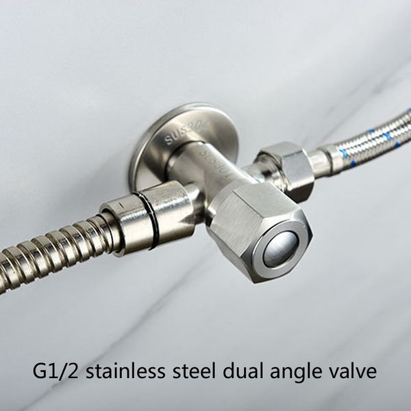 304 stainless steel g1 2 dualpurpose angle valve double right angle valve stem adapter balcony garden kitchen bathroom nozzle mixing switch
304 stainless steel g1 2 dualpurpose angle valve double right angle valve stem adapter balcony garden kitchen bathroom nozzle mixing switch