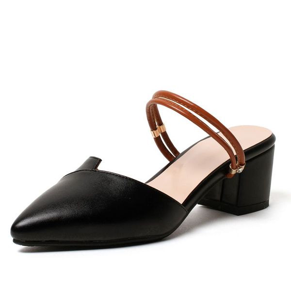 agodor women pointed toe mules casual mid chunky heel slip on backless slippers shoes spring ladies pumps shoes size 33-43, Black
agodor women pointed toe mules casual mid chunky heel slip on backless slippers shoes spring ladies pumps shoes size 33-43, Black