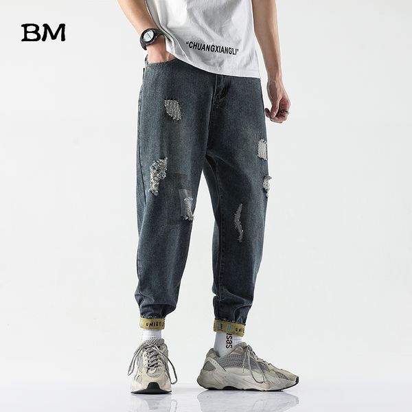 men's jeans 2021 hip hop ripped for men fashion denim pants streetwear hole baggy 5xl kpop clothes joggers, Blue
men's jeans 2021 hip hop ripped for men fashion denim pants streetwear hole baggy 5xl kpop clothes joggers, Blue