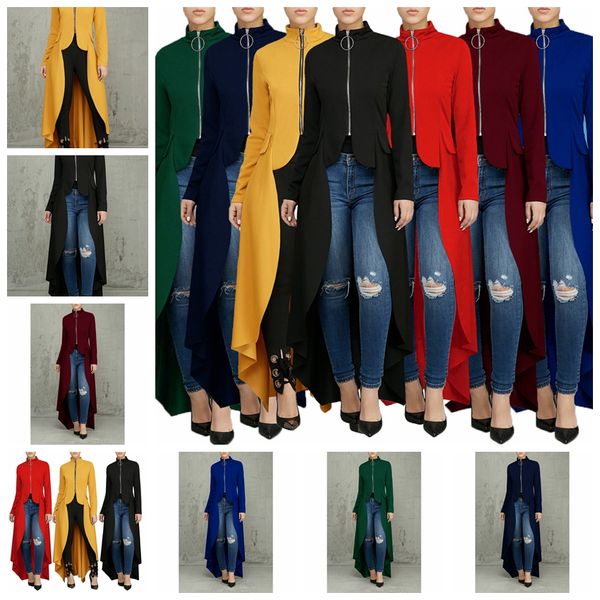 european spring and autumn fashion long-sleeved high-neck slim zipper long skirt fake pocket irregular dress, support mixed batch, Black;gray
european spring and autumn fashion long-sleeved high-neck slim zipper long skirt fake pocket irregular dress, support mixed batch, Black;gray