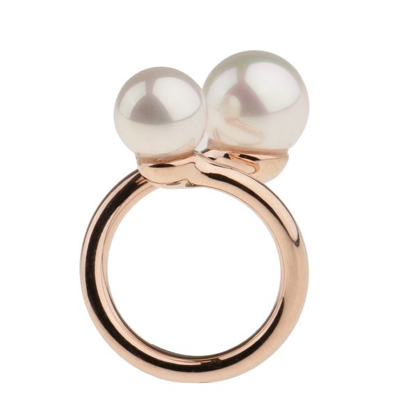 simple rings scarf buckle women girls scarf holder pearl ring charms jewelry, Gray