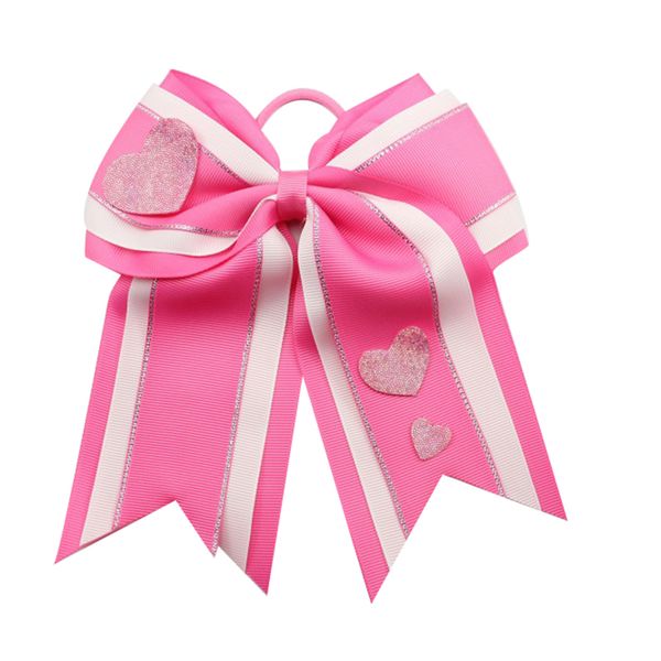 7 inch cheer bows, hair bows for girls, girl hair band, ponytail accessories, valentine's day gift for girls pink bow, Slivery;white
7 inch cheer bows, hair bows for girls, girl hair band, ponytail accessories, valentine's day gift for girls pink bow, Slivery;white