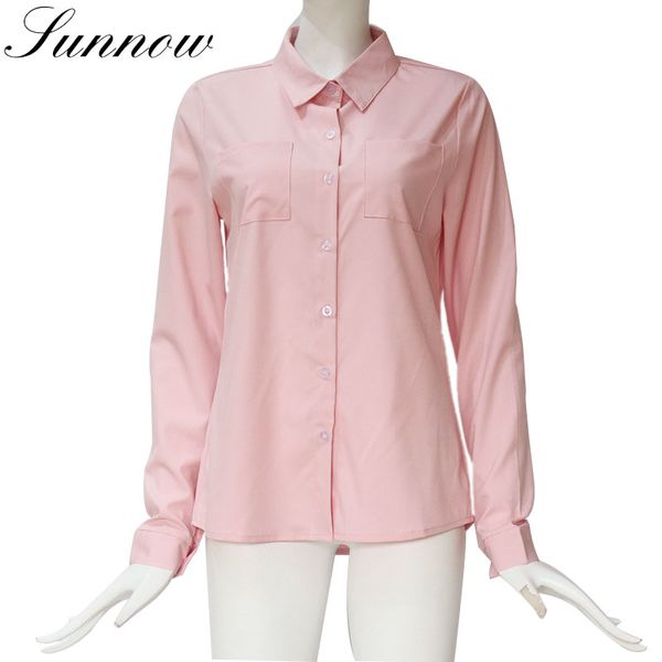 sunnow 2019 long sleeve blouse women fashion turn-down office work shirts business slim ladies spring autumn blusas mujer, White
sunnow 2019 long sleeve blouse women fashion turn-down office work shirts business slim ladies spring autumn blusas mujer, White