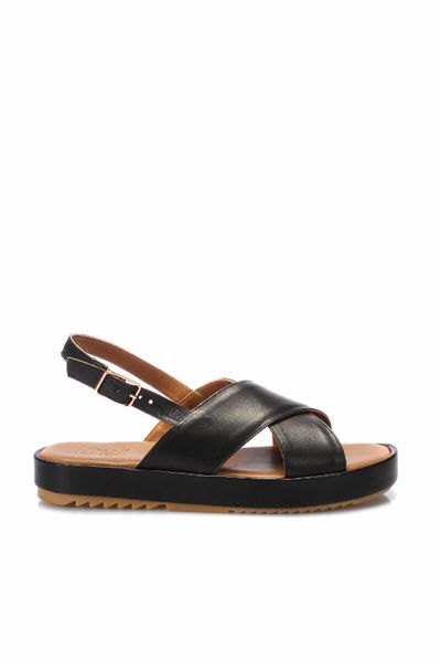 pearl genuine leather tan women 's sandals 120130005434, Black