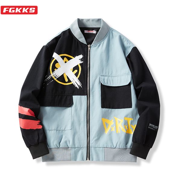fgkks fashion brand men jackets high street men's print patchwork pockets jacket male trendy wild jacket coat, Black;brown
fgkks fashion brand men jackets high street men's print patchwork pockets jacket male trendy wild jacket coat, Black;brown