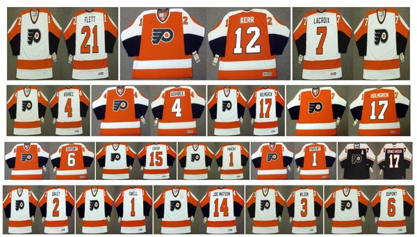 vintage philadelphia flyers jersey 17 paul holmgren 4 barry ashbee 21 bill flett 7 andre lacroix 2 bob dailey doug favell custom ccm hockey, Black;red
vintage philadelphia flyers jersey 17 paul holmgren 4 barry ashbee 21 bill flett 7 andre lacroix 2 bob dailey doug favell custom ccm hockey, Black;red