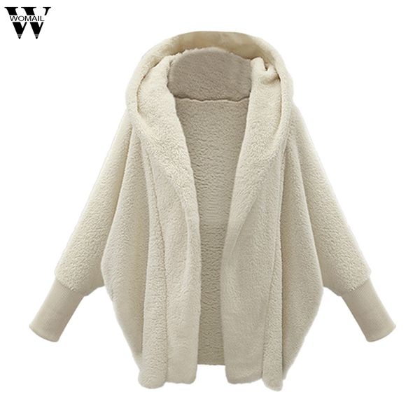 womail women coat 2019 winter solid coat autumn wide lapel loose warm outwear female casual faux fur ladies warm parka, Black
womail women coat 2019 winter solid coat autumn wide lapel loose warm outwear female casual faux fur ladies warm parka, Black