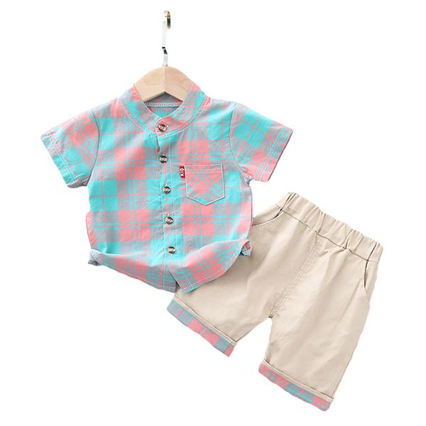 baby boys short sleeve set summer plaid print blouse t-shirt+shorts casual outfits sets, White
baby boys short sleeve set summer plaid print blouse t-shirt+shorts casual outfits sets, White