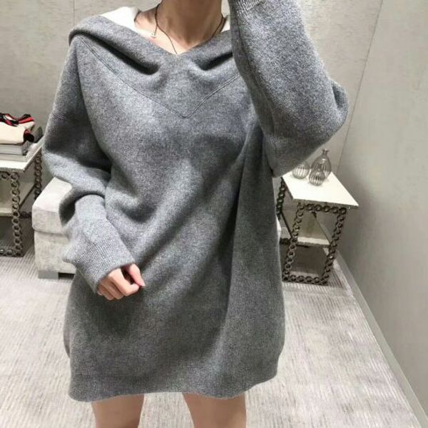 34 2019 spring brand same style pullover sweater gray black luxury fashion womens clothes jiaxing, White;black
34 2019 spring brand same style pullover sweater gray black luxury fashion womens clothes jiaxing, White;black