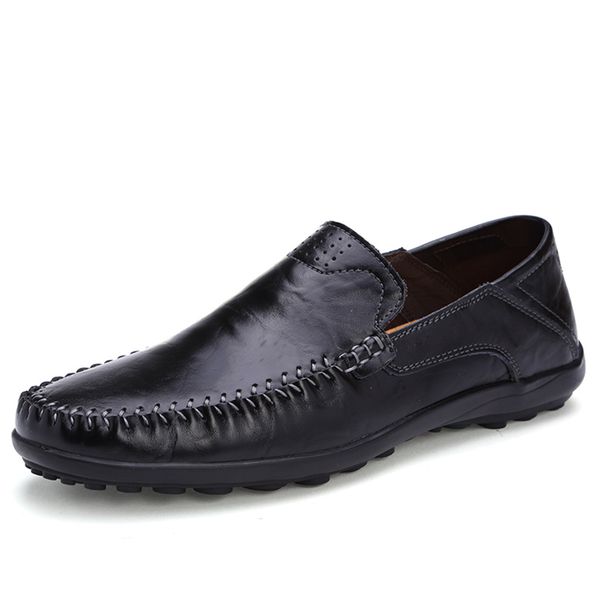 men loafers shoes spring autumn mens moccasins shoes genuine leather men's flats big size 37-46 slip on casual men, Black
men loafers shoes spring autumn mens moccasins shoes genuine leather men's flats big size 37-46 slip on casual men, Black