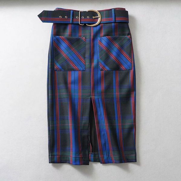 plaid sashes women skirt with belt pockets plus size female vintage straight skirts jupe femme faldas mujer moda, Black
plaid sashes women skirt with belt pockets plus size female vintage straight skirts jupe femme faldas mujer moda, Black