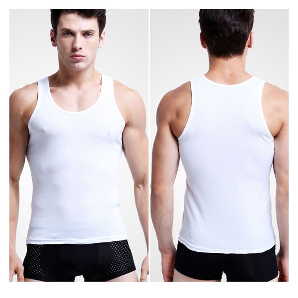 2pc/pack summer new fashion cotton comfortable vest solid backing air movement mens undershirts no ball no fade, Black;brown
2pc/pack summer new fashion cotton comfortable vest solid backing air movement mens undershirts no ball no fade, Black;brown