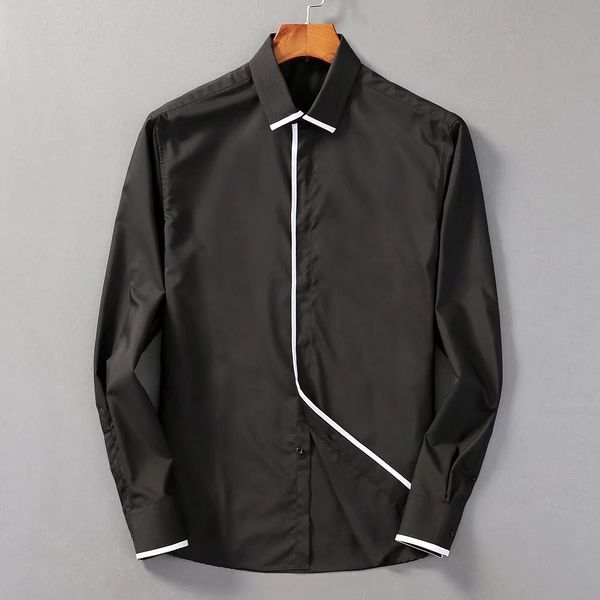 2019 new luxury men shirts men casual shirt pattern fashion black white designer shirts men casual stripe social camisa clothes size -3xl, White;black
2019 new luxury men shirts men casual shirt pattern fashion black white designer shirts men casual stripe social camisa clothes size -3xl, White;black