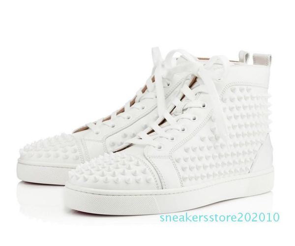 women men shoes red bottom sneaker luxury party wedding shoes genuine leather louisfalt spikes lace-up casual shoes black white as10
women men shoes red bottom sneaker luxury party wedding shoes genuine leather louisfalt spikes lace-up casual shoes black white as10