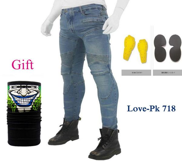 2020 new 718 motorcycle pants men with four pads moto jeans riding touring motorbike trousers motocross pants blue/black
2020 new 718 motorcycle pants men with four pads moto jeans riding touring motorbike trousers motocross pants blue/black