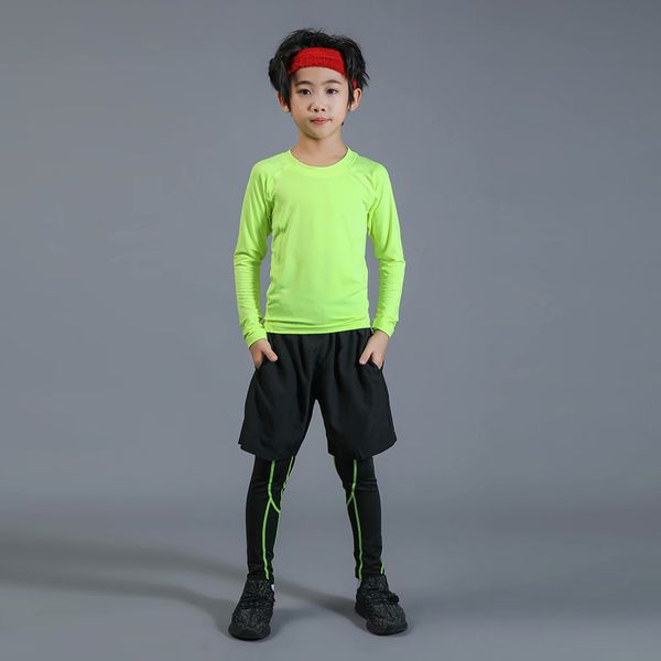 new compression running sets suits for child base layer running suits long sleeve pants leggings kids gym fitness clothes, Black;blue
new compression running sets suits for child base layer running suits long sleeve pants leggings kids gym fitness clothes, Black;blue