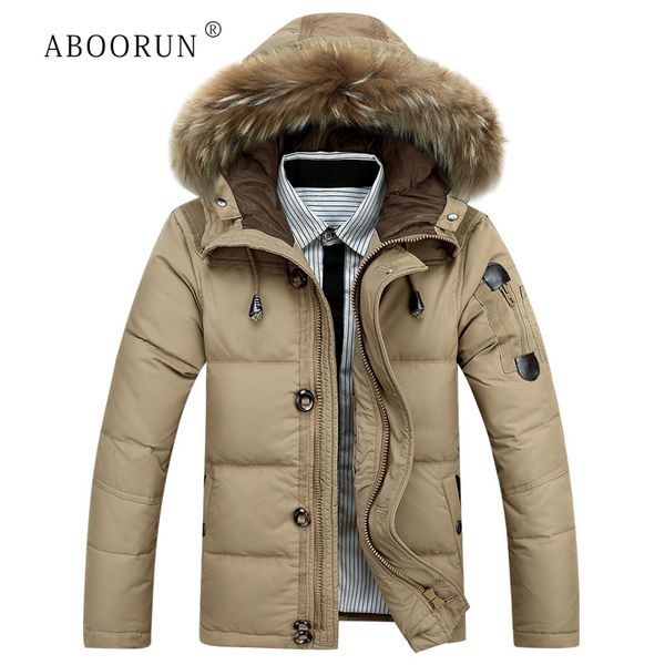 aboorun 2019 мужская зима duck пуховики большой меховой воротник белая утка пальто вскользь толстые теплые пальто parka для мужчин r1326, Black
aboorun 2019 мужская зима duck пуховики большой меховой воротник белая утка пальто вскользь толстые теплые пальто parka для мужчин r1326, Black