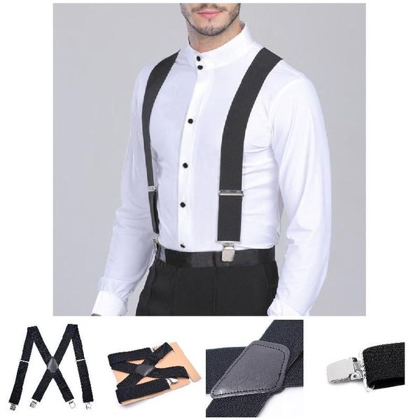 50mm wide elastic adjustable men trouser braces suspenders x shape with strong metal clips hd88, Black;white
50mm wide elastic adjustable men trouser braces suspenders x shape with strong metal clips hd88, Black;white