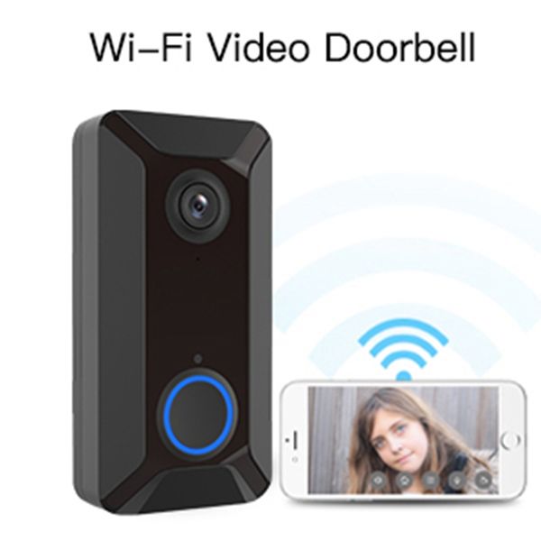 v6 wifi doorbell smart wireless 720p video camera cloud storage door bell cam waterproof home security house bell black
v6 wifi doorbell smart wireless 720p video camera cloud storage door bell cam waterproof home security house bell black