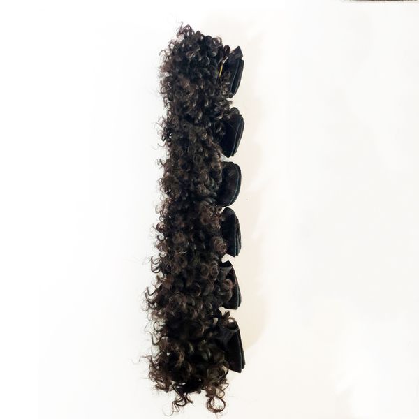 brazilian virgin human kinky curly hair full cuticle aligned indian remy hair weft extensions 6pcs short style 6-8inch 300g/lot, Black
brazilian virgin human kinky curly hair full cuticle aligned indian remy hair weft extensions 6pcs short style 6-8inch 300g/lot, Black