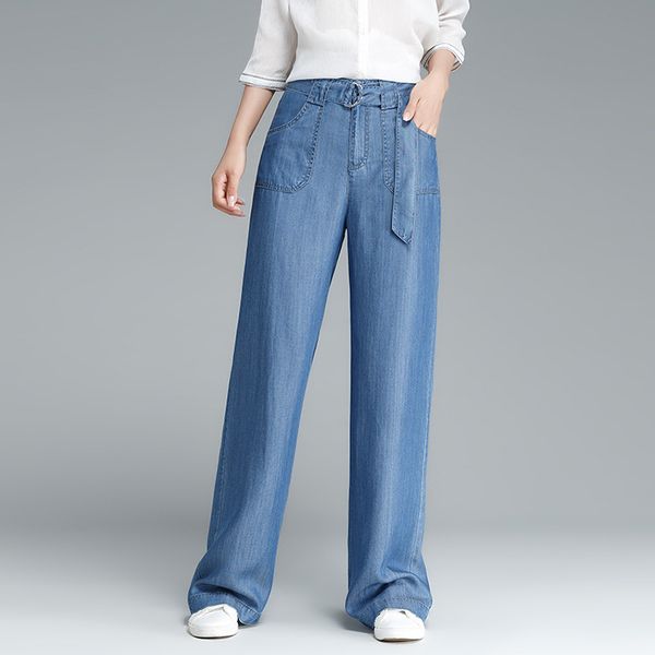 women's jeans 2021 summer korean large size straight tube loose pants high waist wide leg g7118, Blue
women's jeans 2021 summer korean large size straight tube loose pants high waist wide leg g7118, Blue