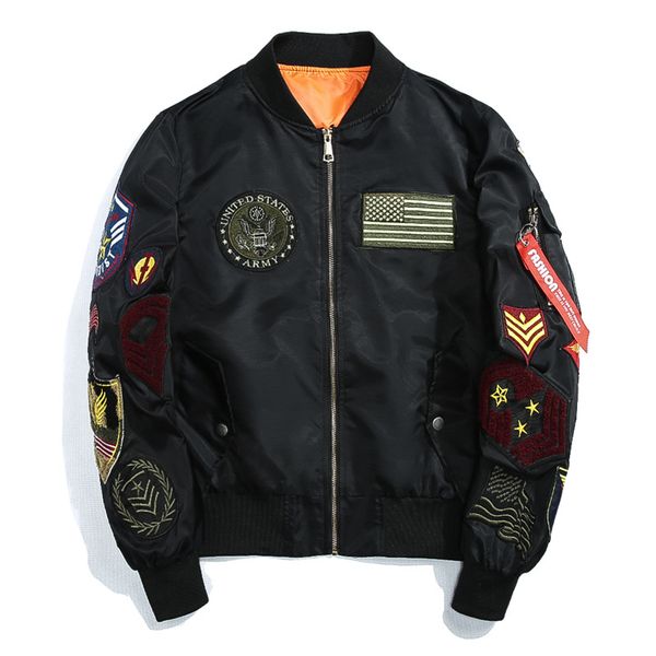 fashion mens hip hop varsity letterman baseball jacket streetwear flight bomber jackets with patches plus size, Black;brown
fashion mens hip hop varsity letterman baseball jacket streetwear flight bomber jackets with patches plus size, Black;brown