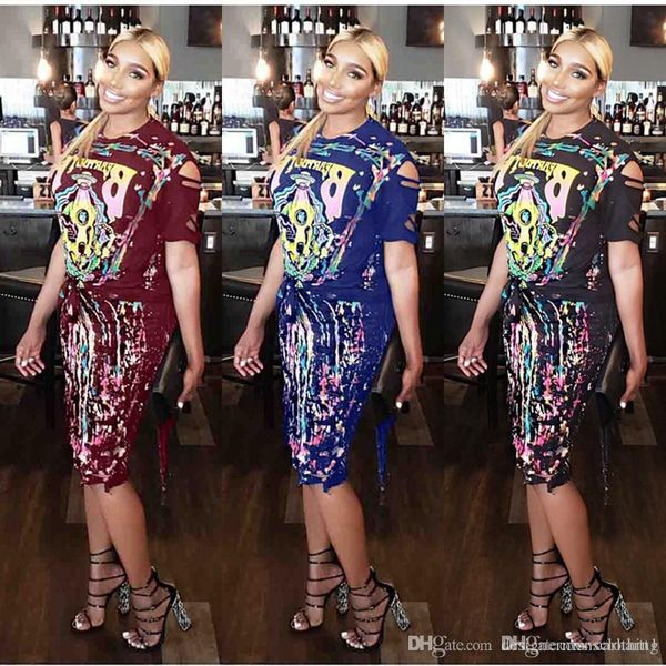 women digital printed 2pcs dress hollow out female pub suit women two piece summer fashion clothing, White
women digital printed 2pcs dress hollow out female pub suit women two piece summer fashion clothing, White