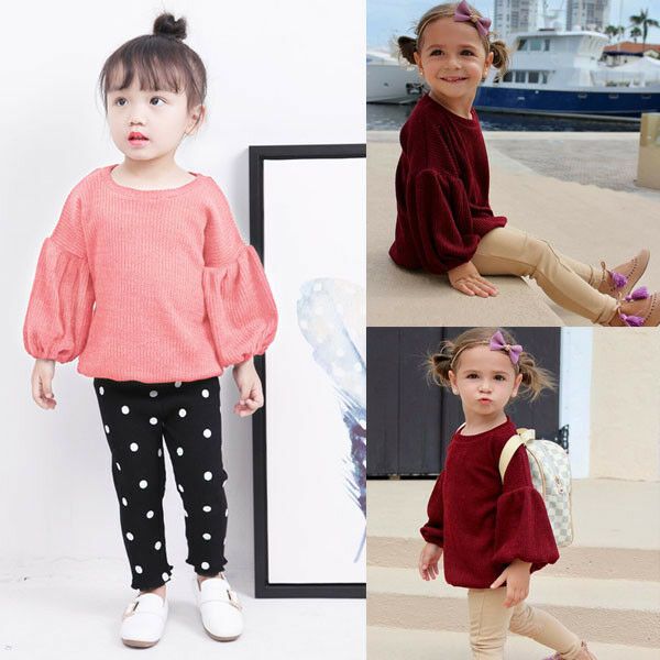 toddler baby girl sweater autumn lantern sleeve t-shirt pullover blouse shirts kids girl cute sweaters 4colors 1-6y, Blue
toddler baby girl sweater autumn lantern sleeve t-shirt pullover blouse shirts kids girl cute sweaters 4colors 1-6y, Blue